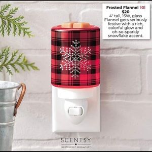 Frosted Flannel Scentsy Mini Warmer